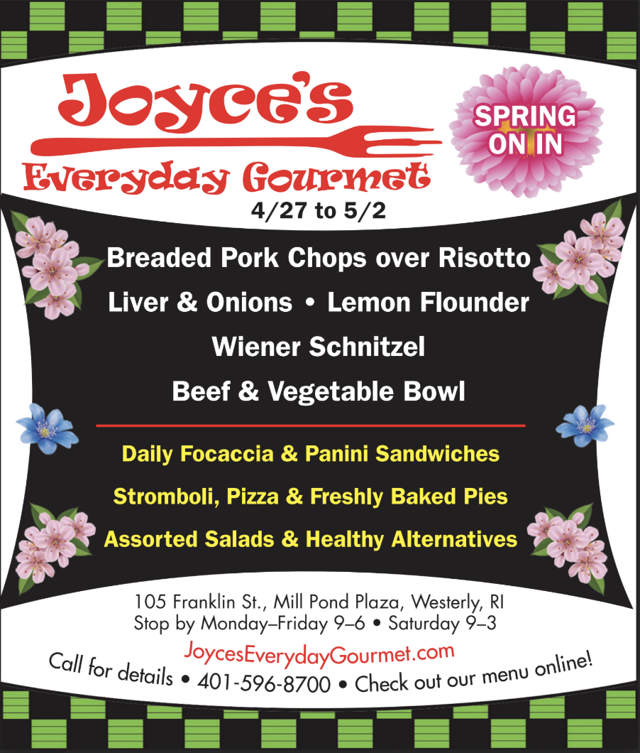 Joyces Everyday Gourmet Weekly Specials