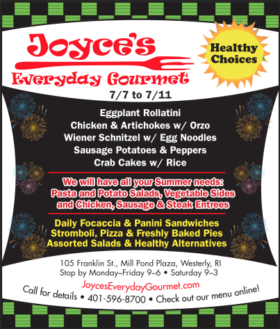 Joyces Everyday Gourmet Weekly Specials