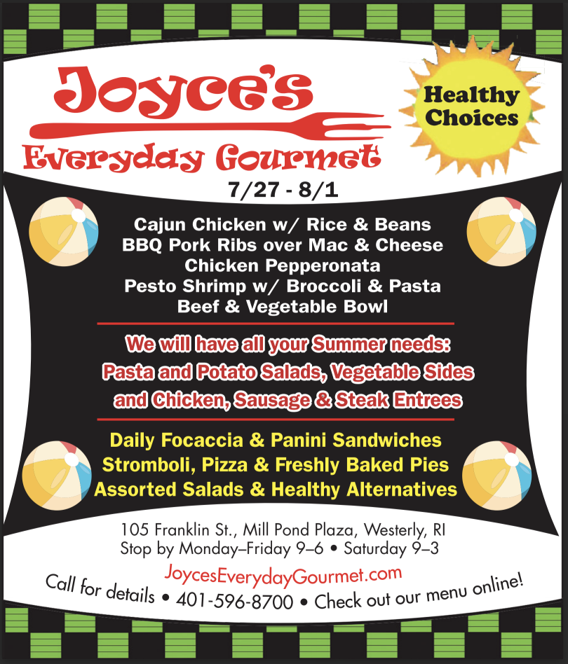 Joyces Everyday Gourmet Weekly Specials