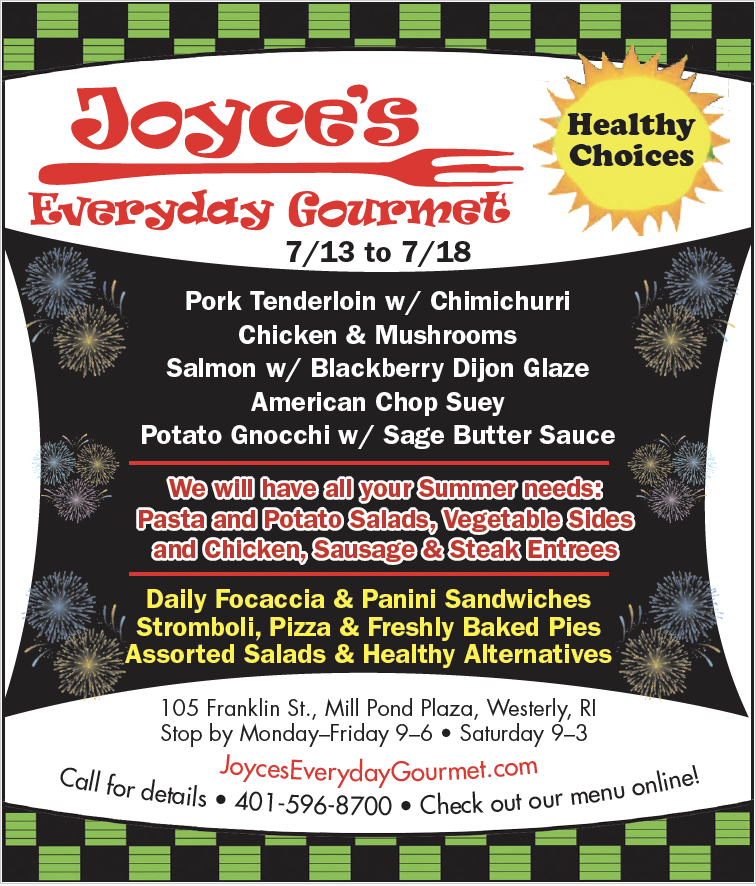 Joyces Everyday Gourmet Weekly Specials